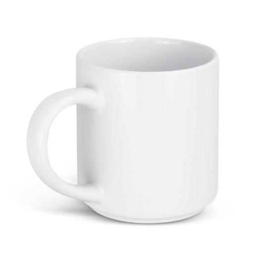 Metro Stackable Coffee Mugs White